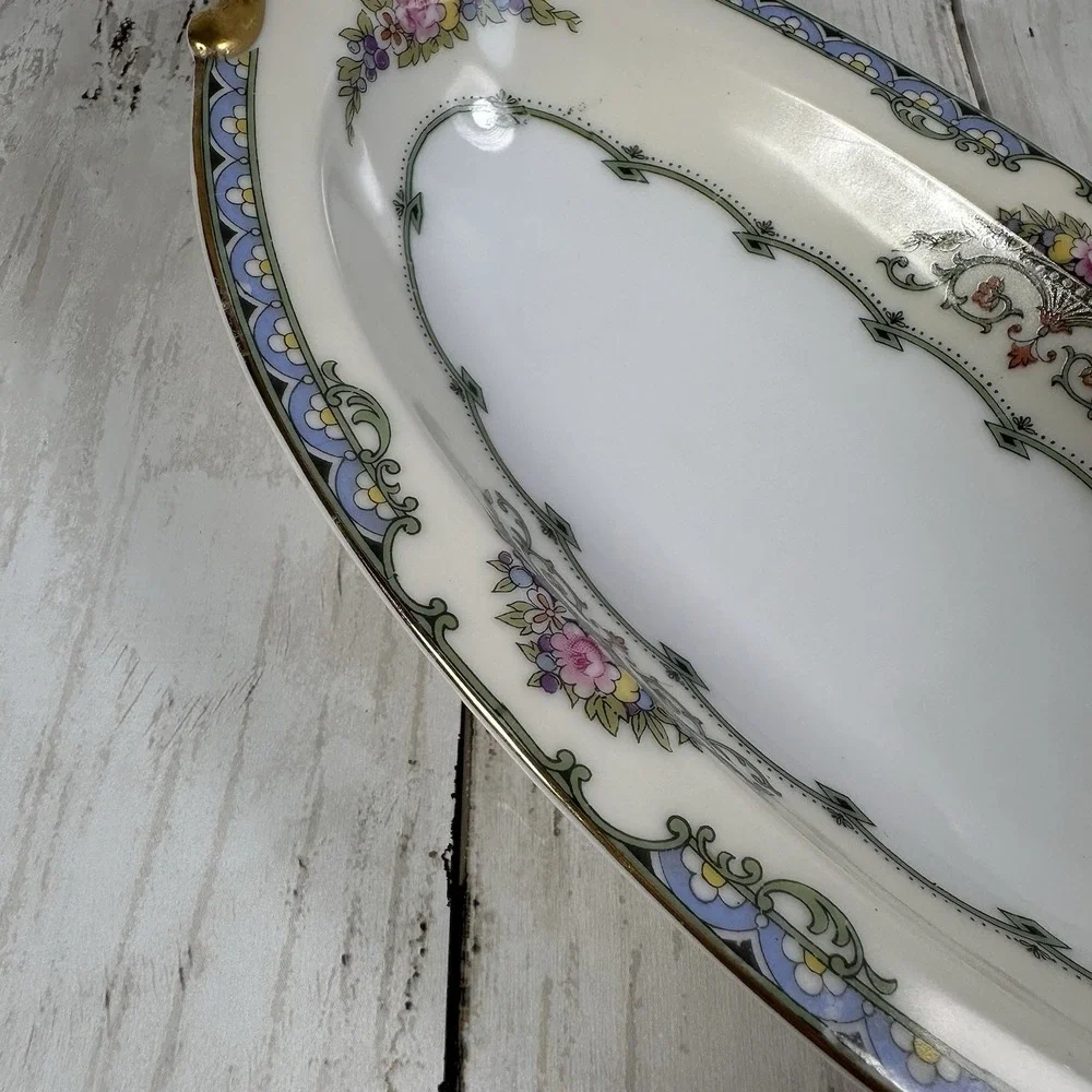 Vintage Noritake Favorita‎ Relish Dish Oval Bowl  8.5